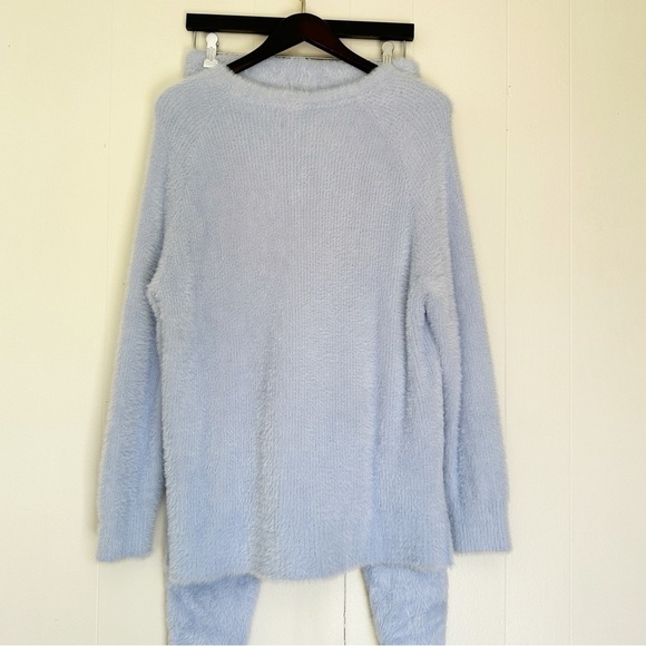 PJ SALVAGE Sweater and Pants Set in Feather Knit Blue Mist Medium - Picture 7 of 12